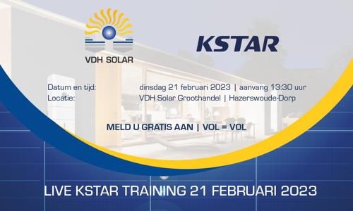 training, kstar, all-in-one, energieopslag